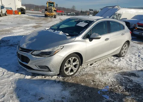 2018 Chevrolet Cruze Premier Auto from USA, damaged, VIN 3G1BF6SM4JS625109